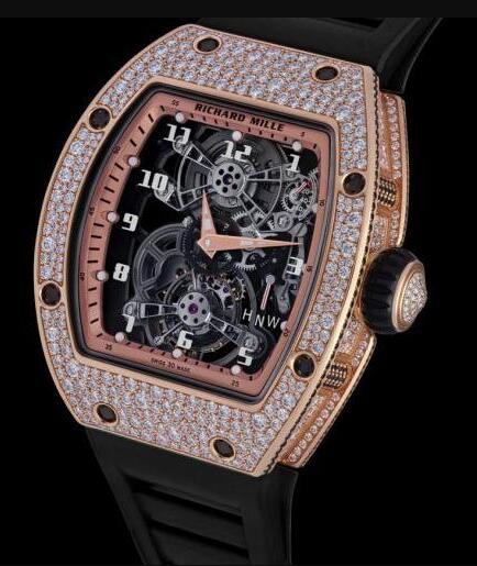 Richard Mille RM17-01 RG Full Baguette diamonds Replica Watch